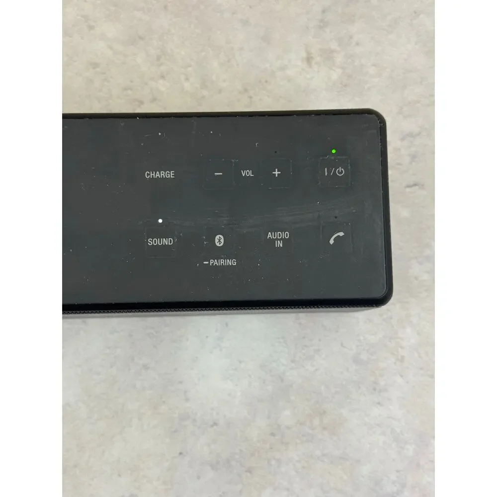 Sony SRS-X3 Portable Bluetooth Wireless Speaker Black Works No Charger